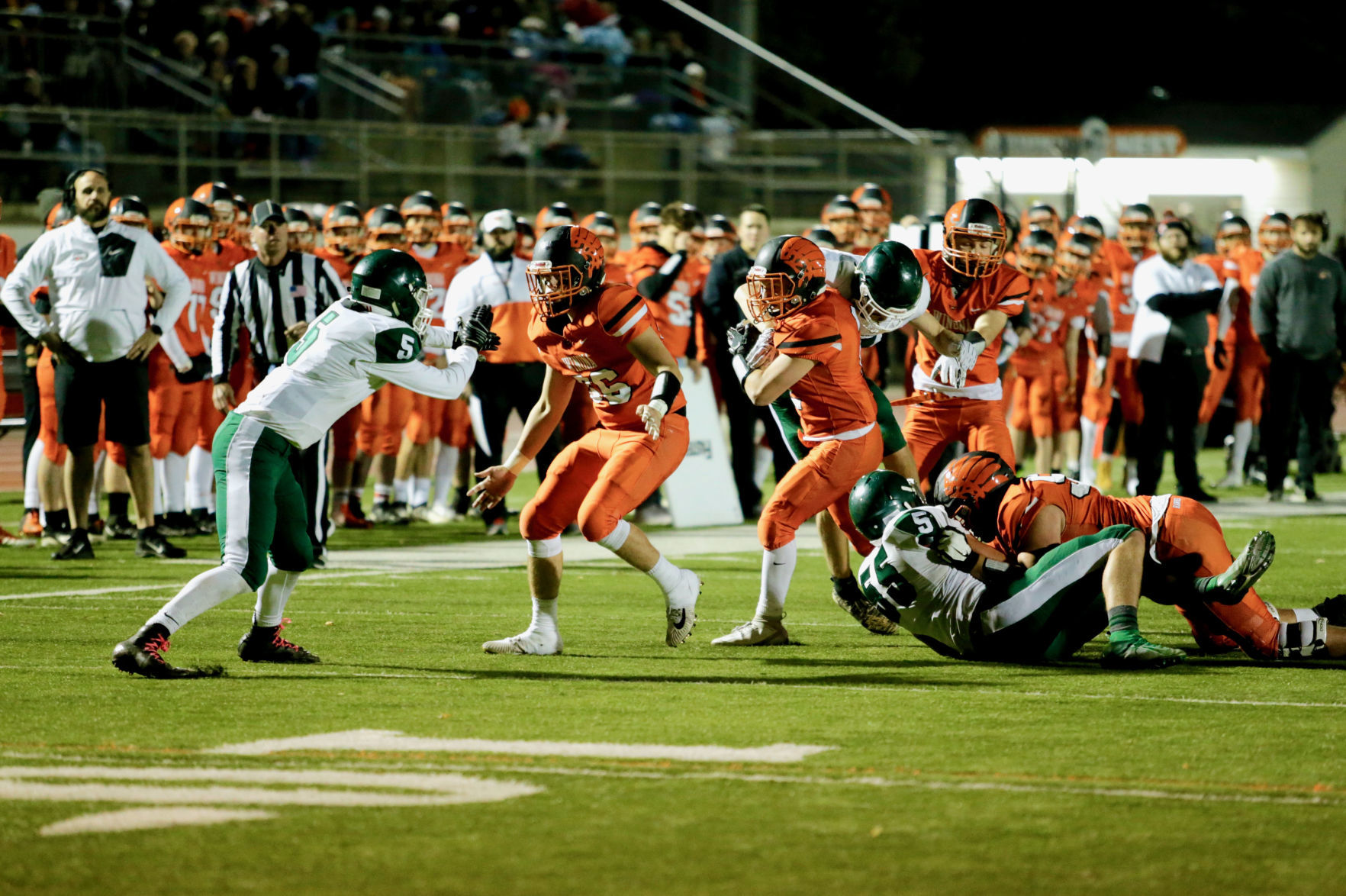 Winona Senior High School Playoff Football vs Faribault